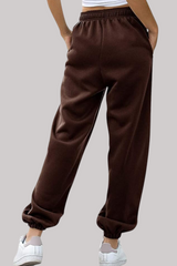Women Jogger Pants Brown