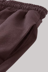 Women Jogger Pants Brown