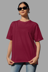 Plain Oversized T Shirt For Women