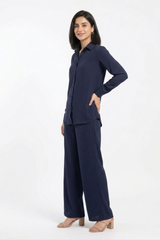 Blue CO-ORD Set for Women (02 Pcs)