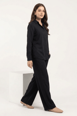 Black CO-ORD Set for Women (02 Pcs)