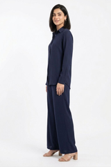 Blue CO-ORD Set for Women (02 Pcs)