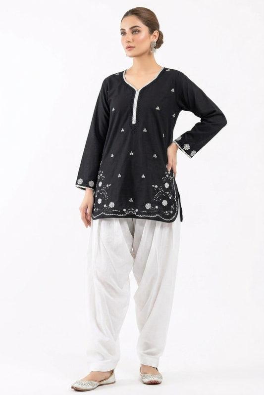 Embroidered Kurti Set 02 Pcs (0004)