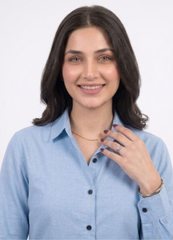 Women’s Solid Button-Down Shirt – Light Blue Casual Long Sleeve Top