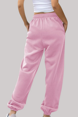 Women Jogger Pants Pink