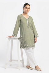 Embroidered Kurti Set 02 Pcs (0001)