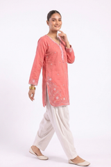 Embroidered Kurti Set 02 Pcs (0002)
