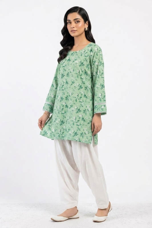 Printed Kurti Set 02 Pcs (0003)