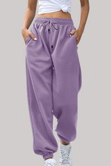 Women Jogger Pants Lilac
