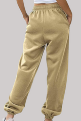Women Jogger Pants Beige