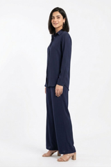 Blue CO-ORD Set for Women (02 Pcs)