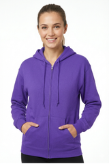 Purple Zipper Hoodie