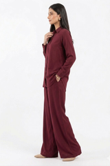 Maroon CO-ORD Set for Women (02 Pcs)