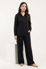 Black CO-ORD Set for Women (02 Pcs)