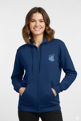 Navy Blue Zipper (Butterfly)
